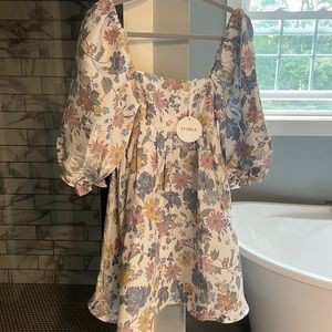 Babydoll floral dress